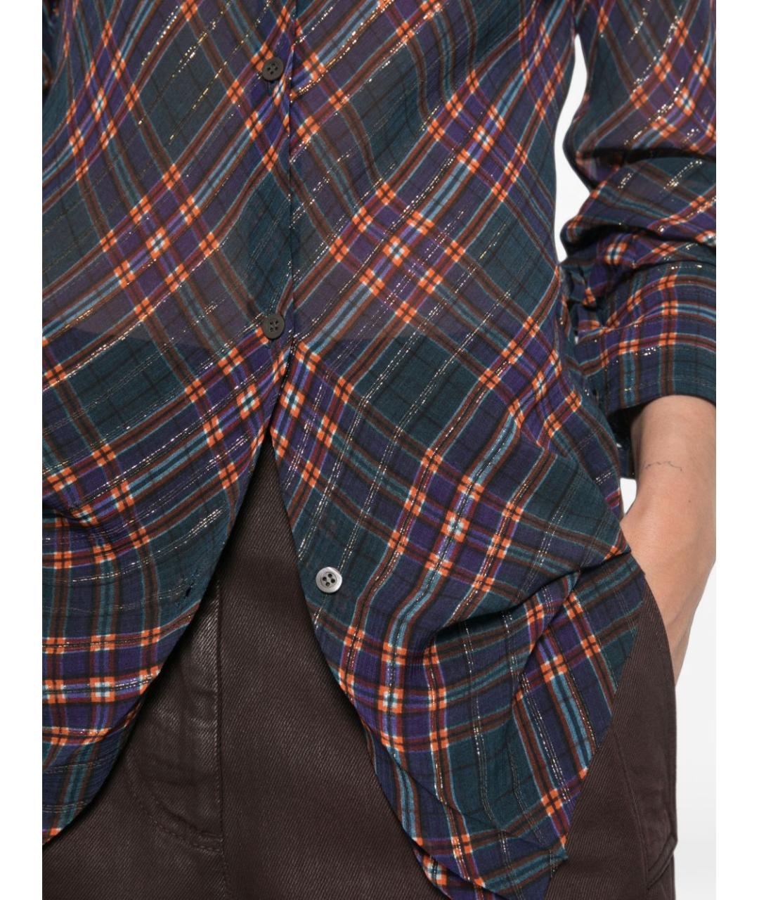 DRIES VAN NOTEN Мульти купровая рубашка, фото 5