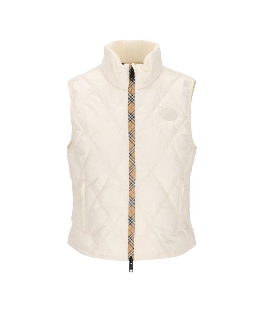 BURBERRY Белый жилет, фото 1