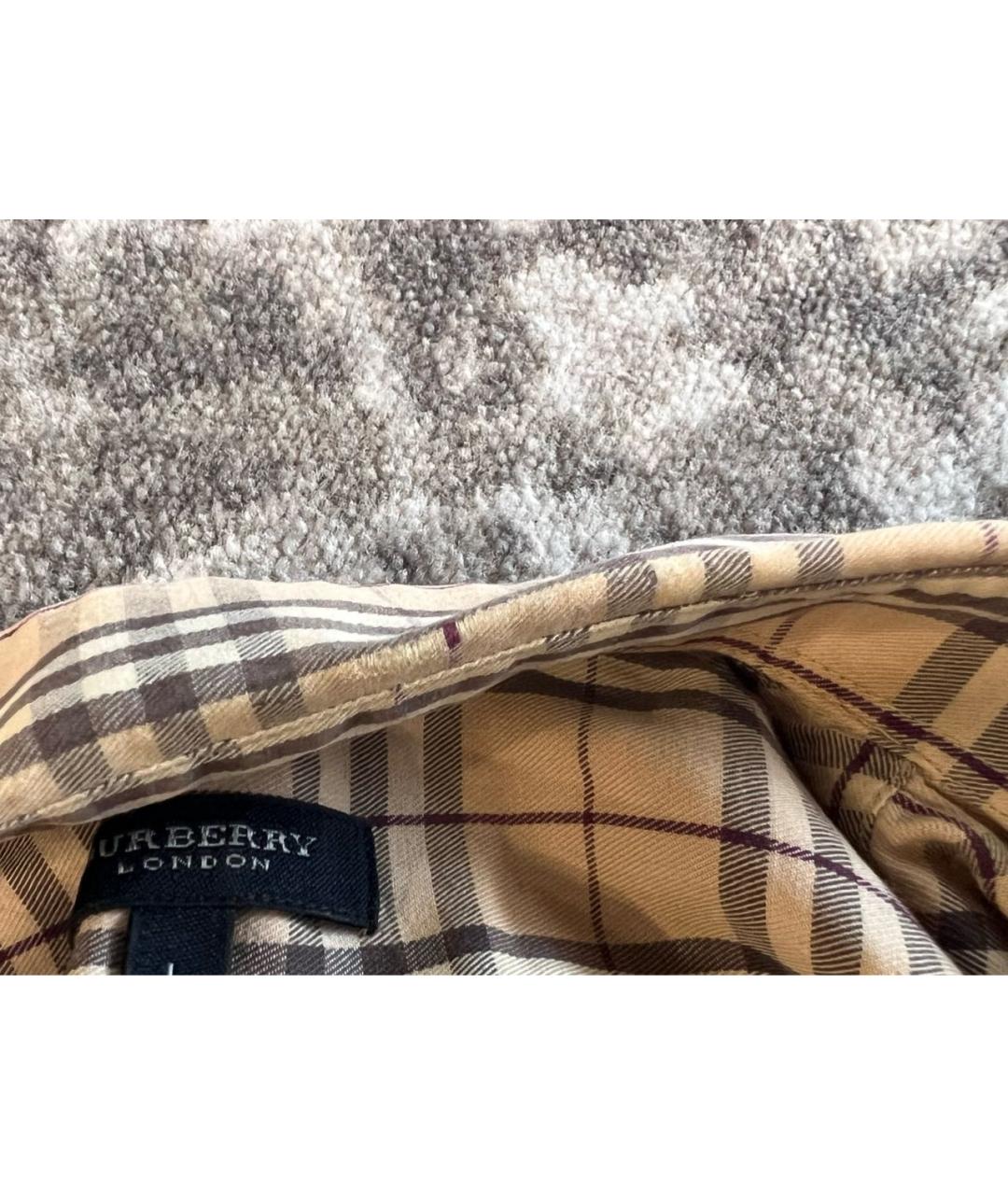 BURBERRY Хлопковая кэжуал рубашка, фото 7