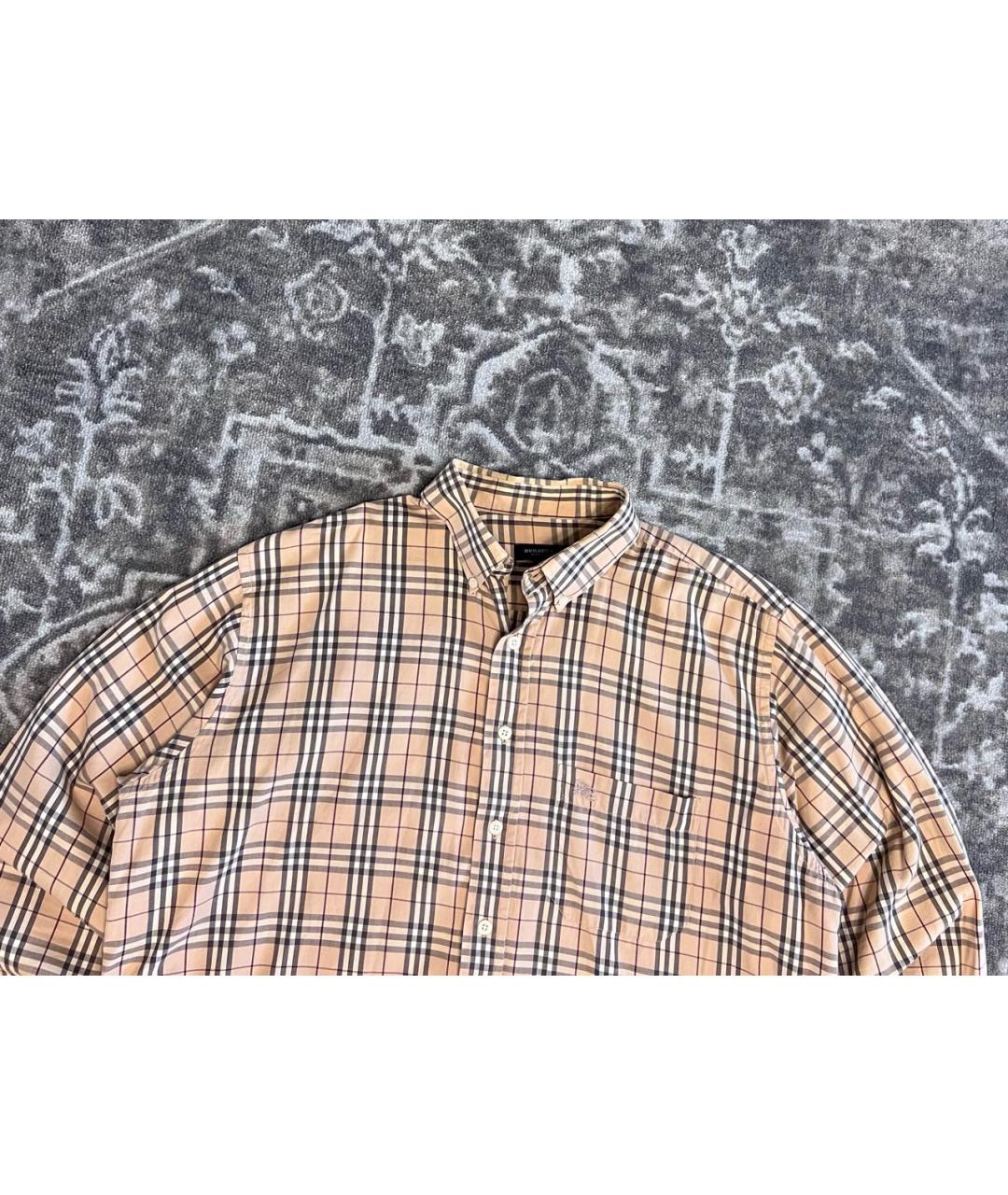 BURBERRY Хлопковая кэжуал рубашка, фото 2