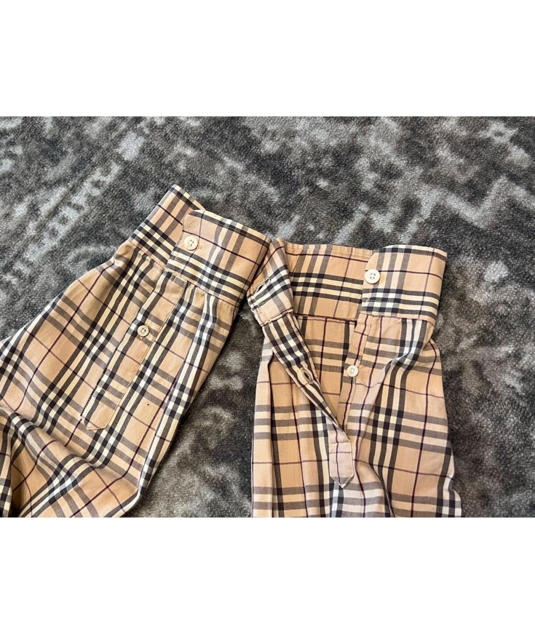 BURBERRY Хлопковая кэжуал рубашка, фото 5