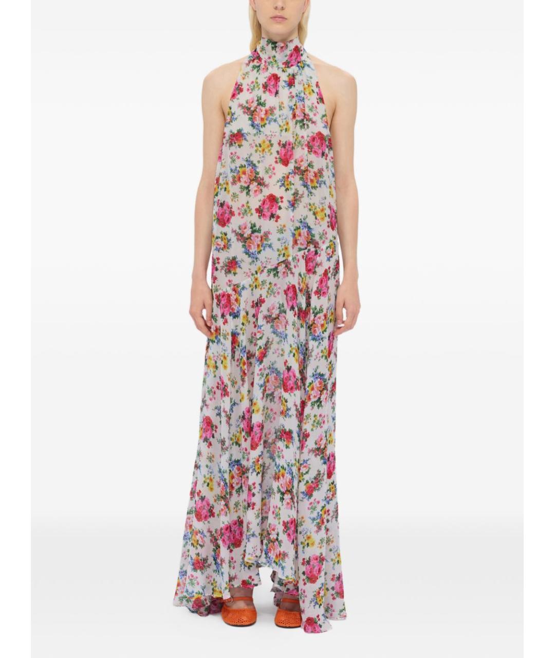 MSGM Мульти вискозное платье, фото 4