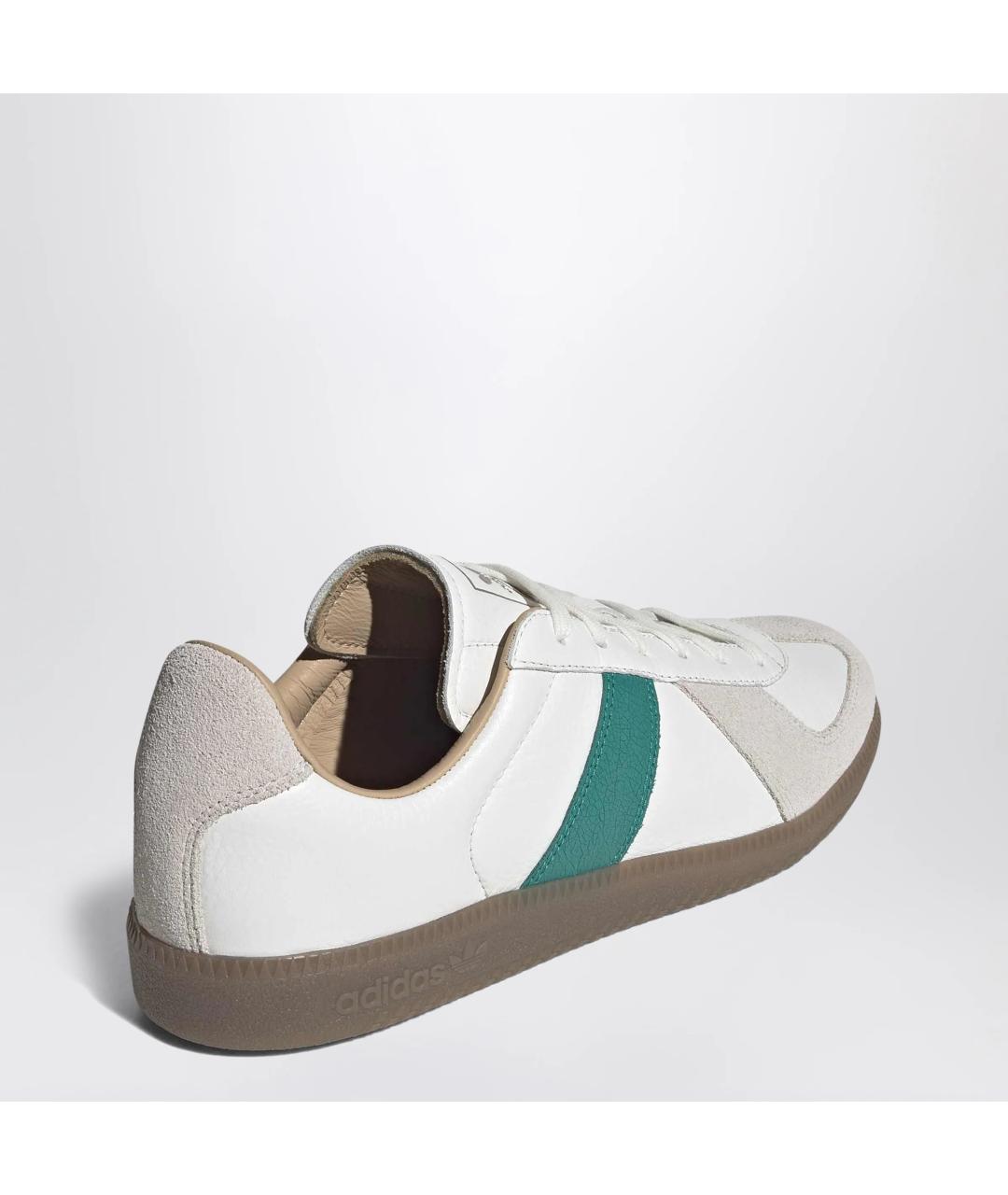 ADIDAS Белые кожаные низкие кроссовки / кеды, фото 2