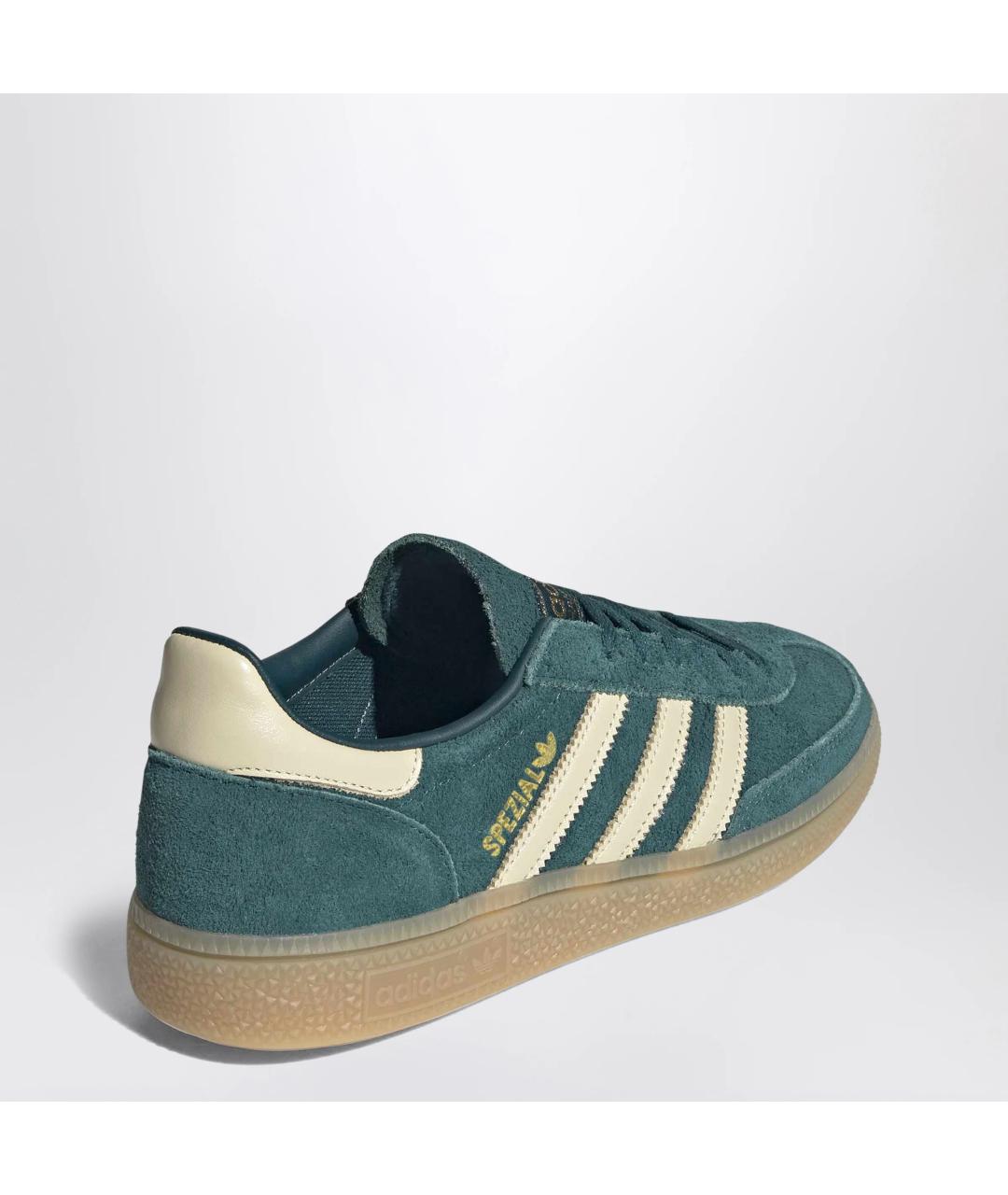 ADIDAS Зеленые замшевые низкие кроссовки / кеды, фото 2