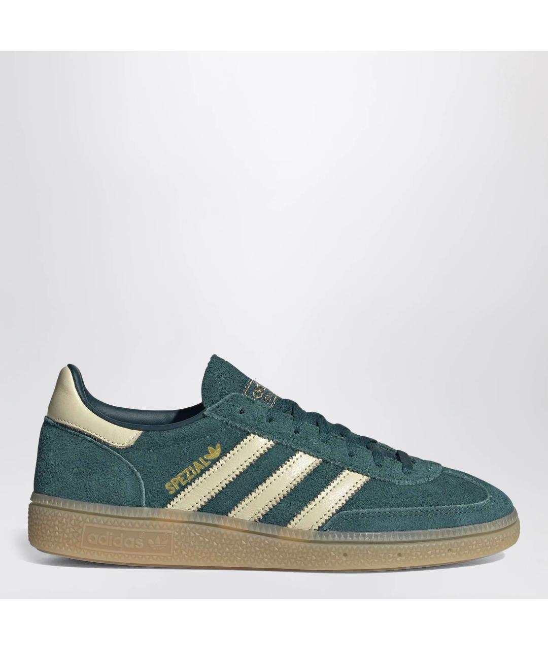 ADIDAS Зеленые замшевые низкие кроссовки / кеды, фото 3