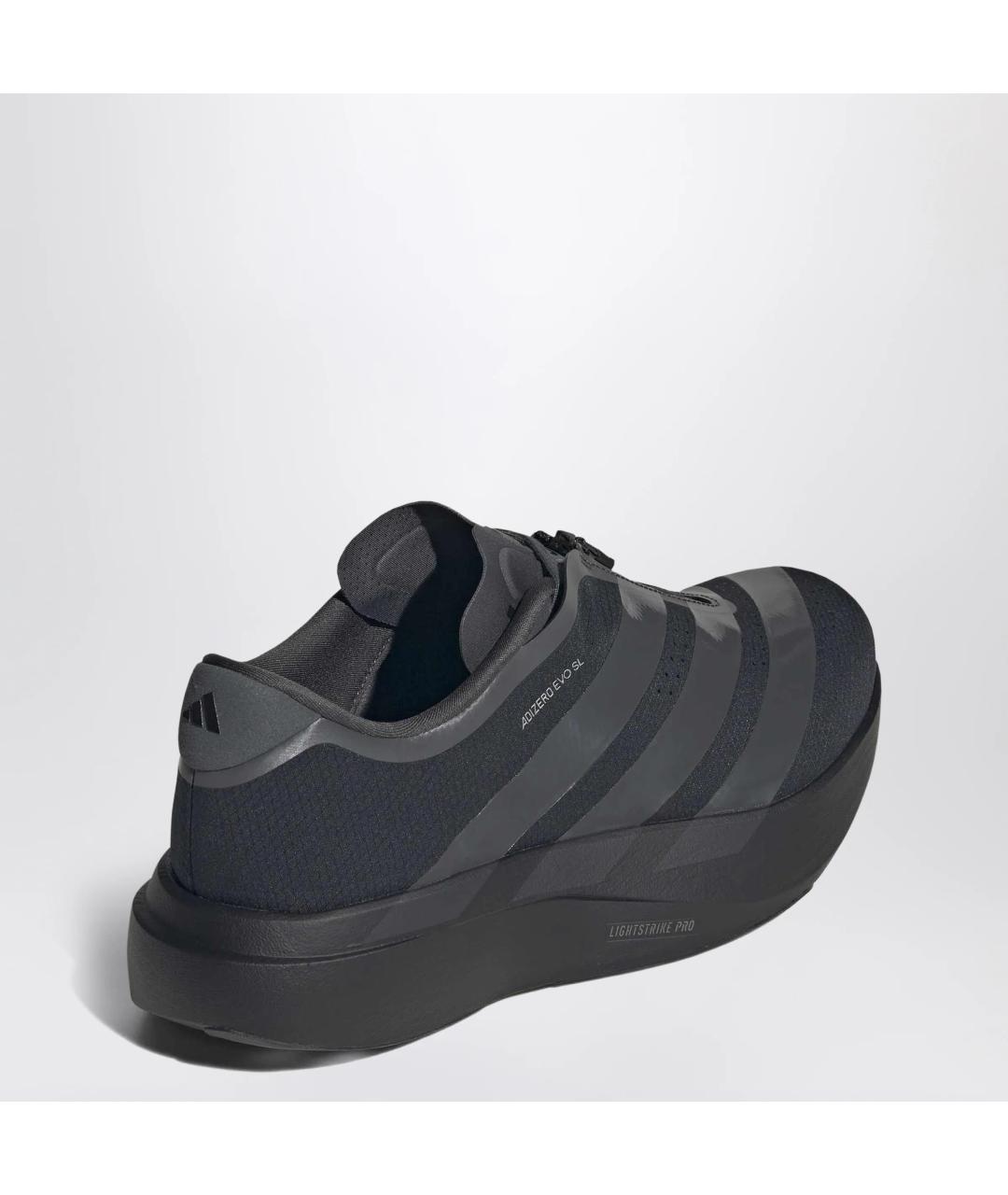 ADIDAS Черные синтетические низкие кроссовки / кеды, фото 2