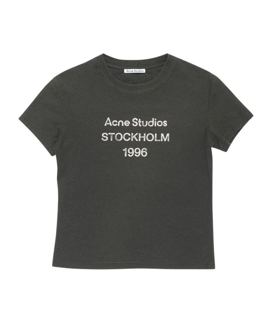 ACNE STUDIOS Мульти хлопковая футболка, фото 1