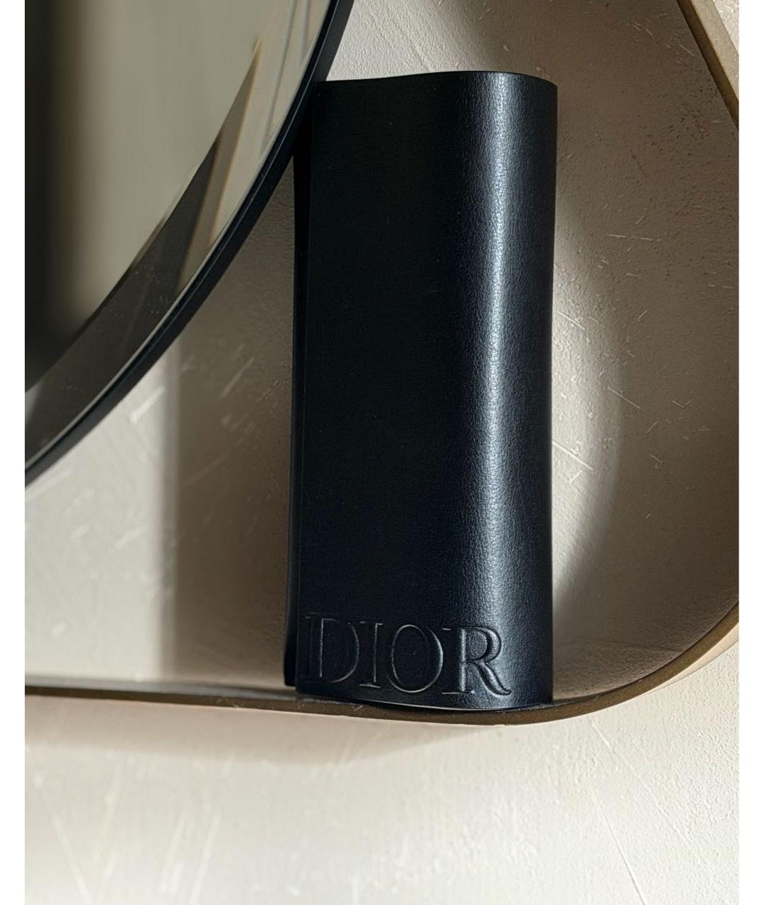 CHRISTIAN DIOR Черные пластиковые солнцезащитные очки, фото 4