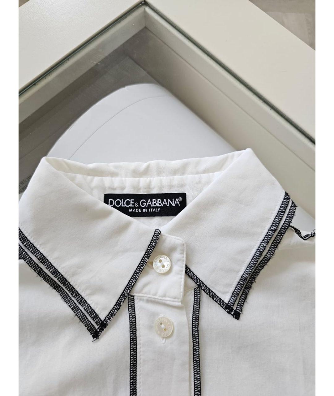 DOLCE&GABBANA Белая рубашка, фото 3