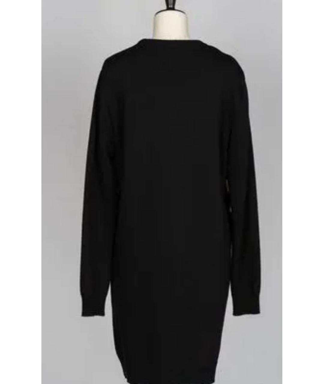 GIVENCHY Черное шелковое повседневное платье, фото 2