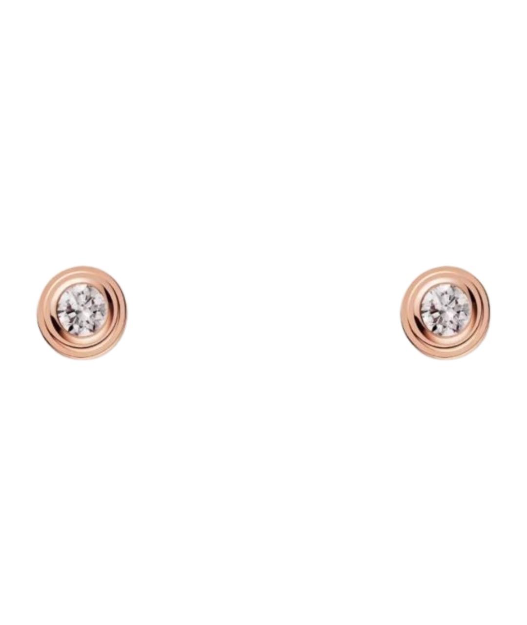 CARTIER Золотые серьги из розового золота, фото 5