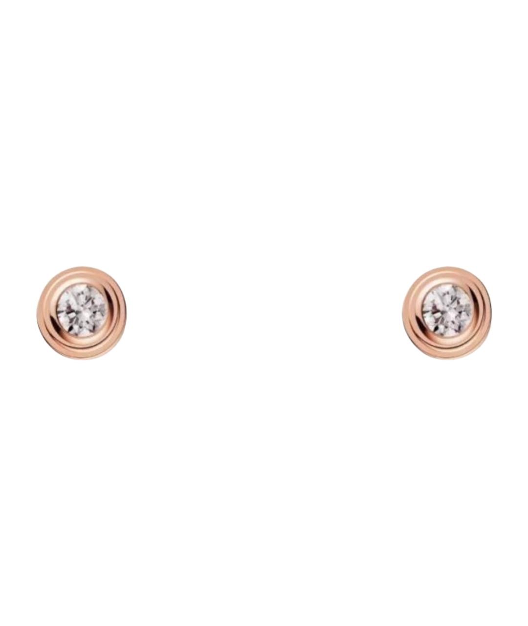 CARTIER Золотые серьги из розового золота, фото 1