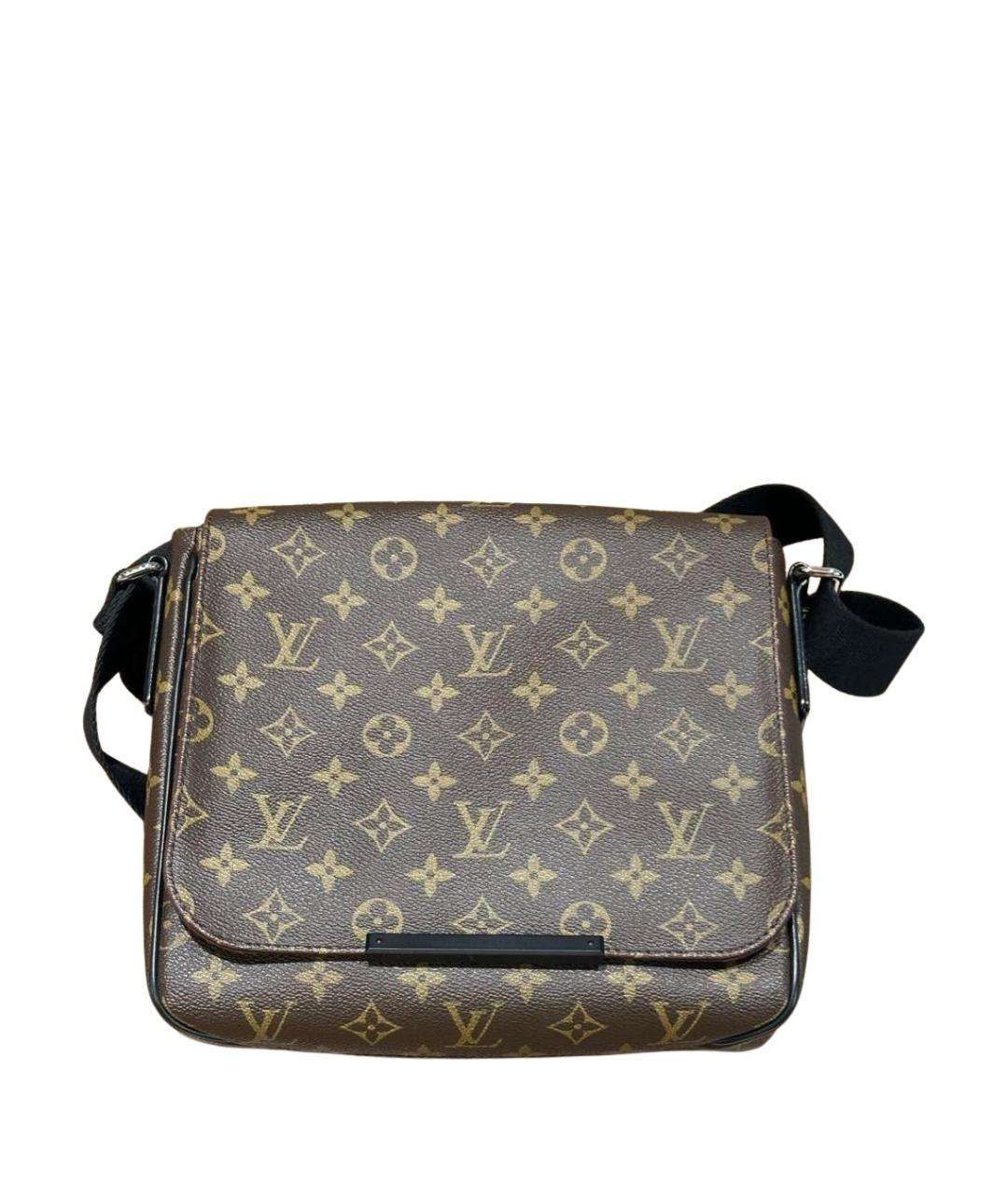 LOUIS VUITTON Черная канва сумка на плечо, фото 1
