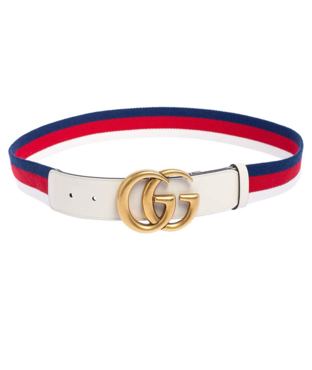 GUCCI Белый ремень, фото 1