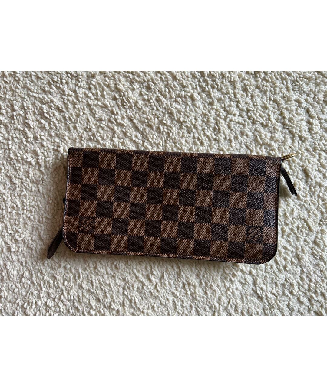 LOUIS VUITTON PRE-OWNED Коричневый кошелек, фото 9