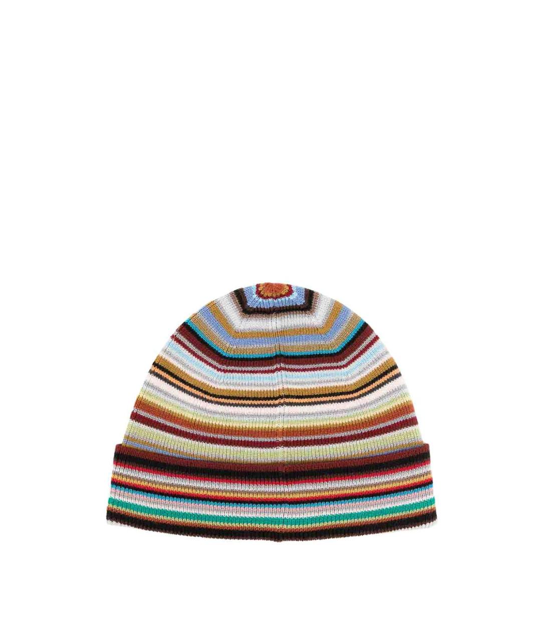 PAUL SMITH Мульти шерстяная шапка, фото 1