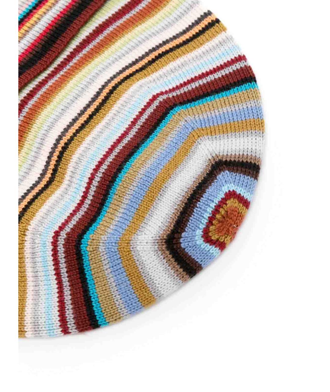 PAUL SMITH Мульти шерстяная шапка, фото 2