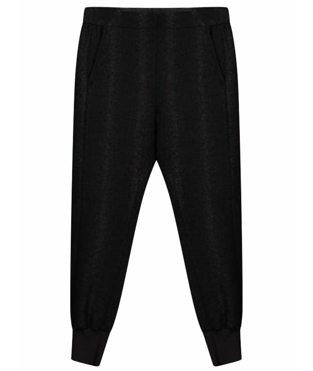 ANN DEMEULEMEESTER Черные шерстяные бриджи, фото 1