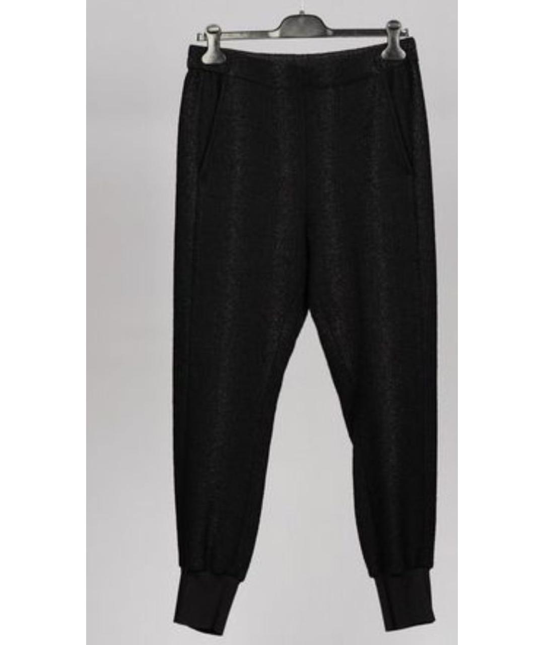 ANN DEMEULEMEESTER Черные шерстяные бриджи, фото 5