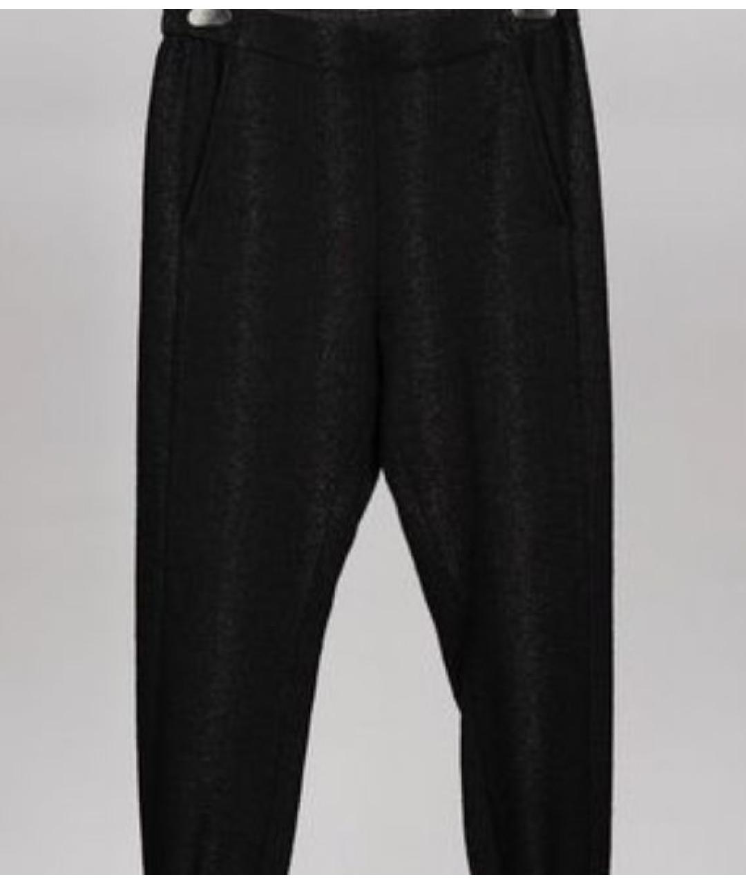 ANN DEMEULEMEESTER Черные шерстяные бриджи, фото 4