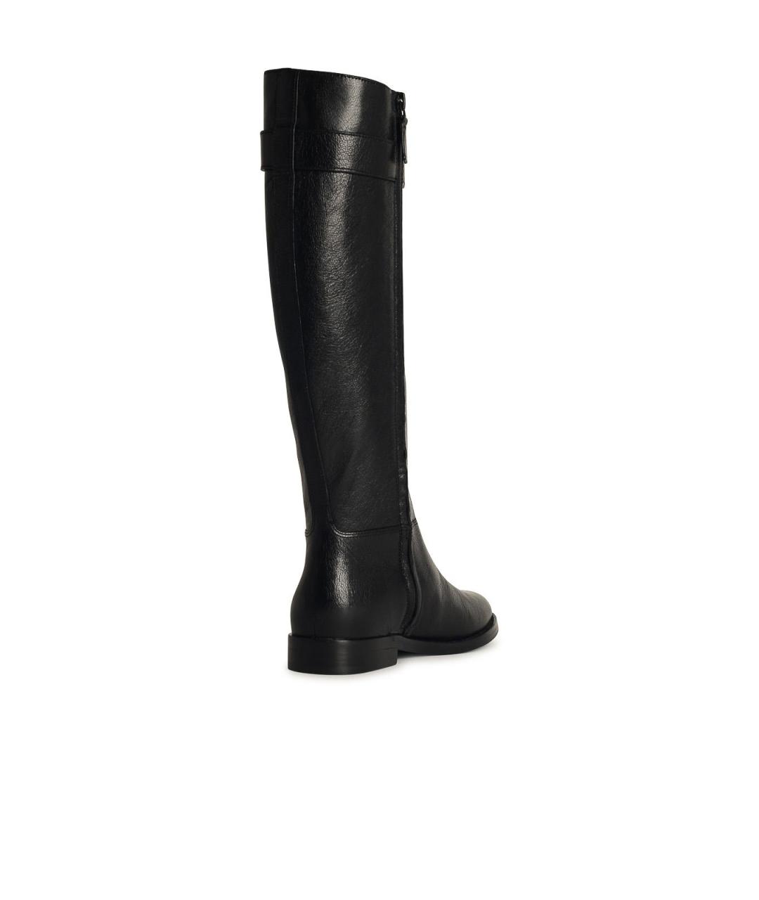 TORY BURCH Черные кожаные сапоги, фото 3