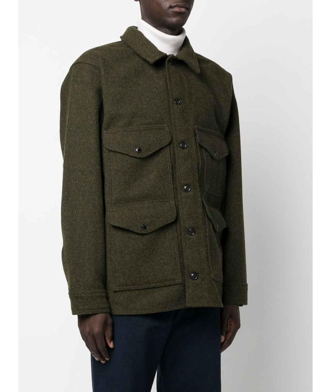 FILSON Зеленая шерстяная куртка, фото 2