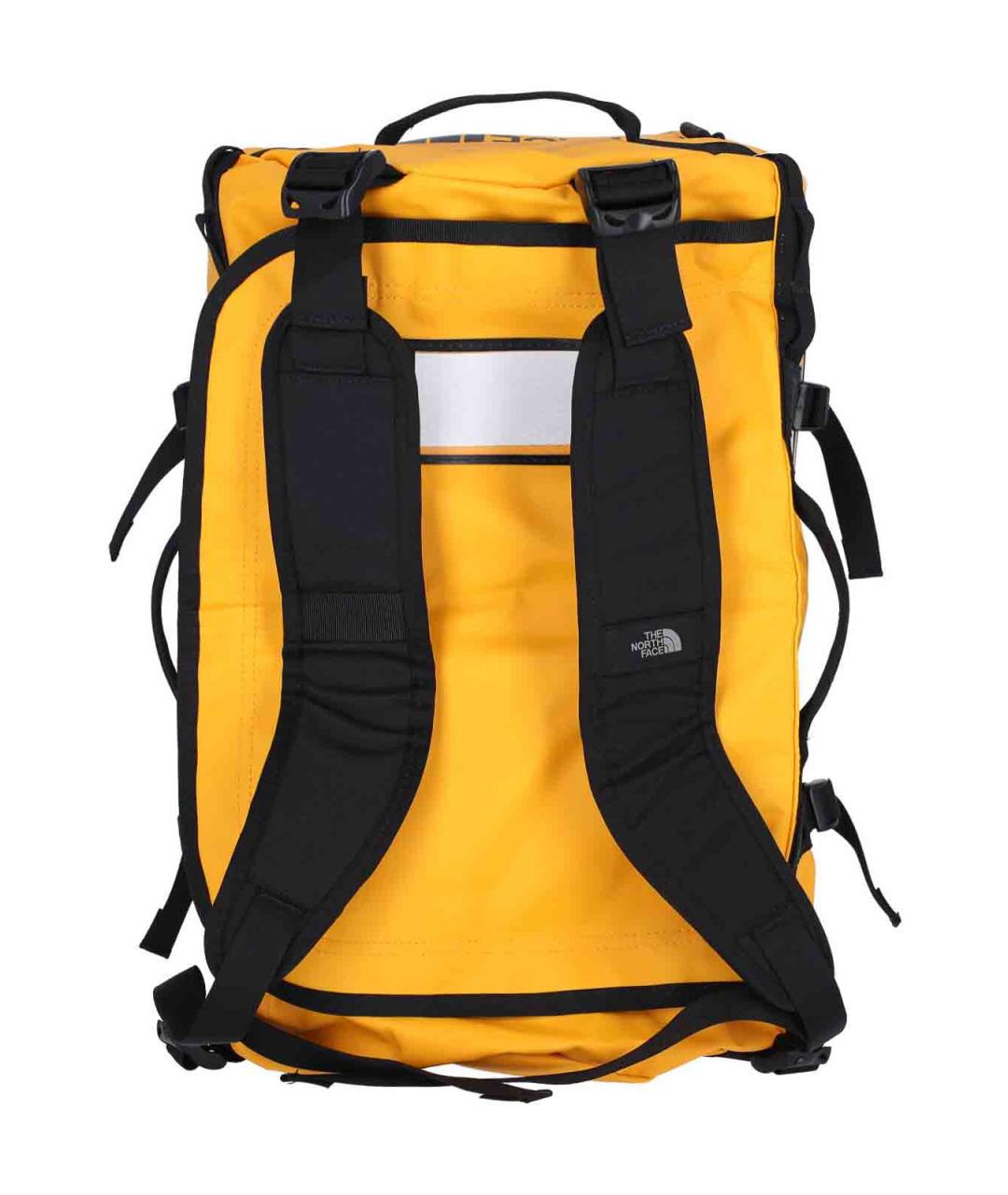 THE NORTH FACE Желтая тканевая дорожная/спортивная сумка, фото 4