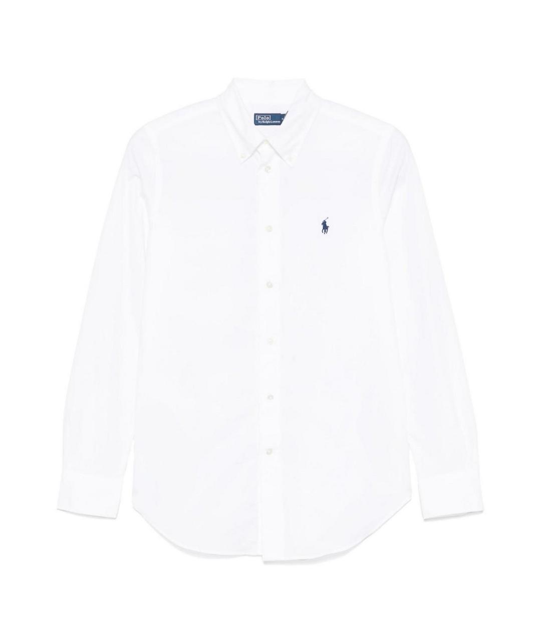 POLO RALPH LAUREN Белая хлопковая рубашка, фото 1