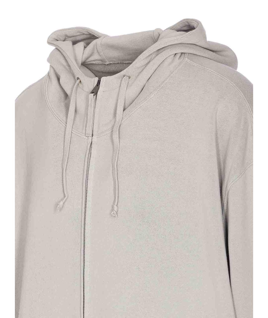MAISON MARGIELA Серый хлопковый джемпер / свитер, фото 3
