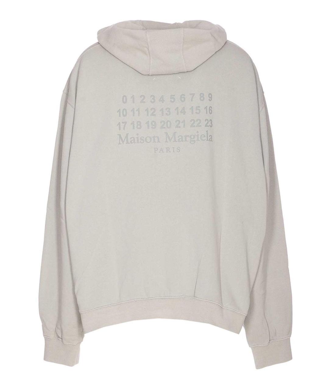 MAISON MARGIELA Серый хлопковый джемпер / свитер, фото 2