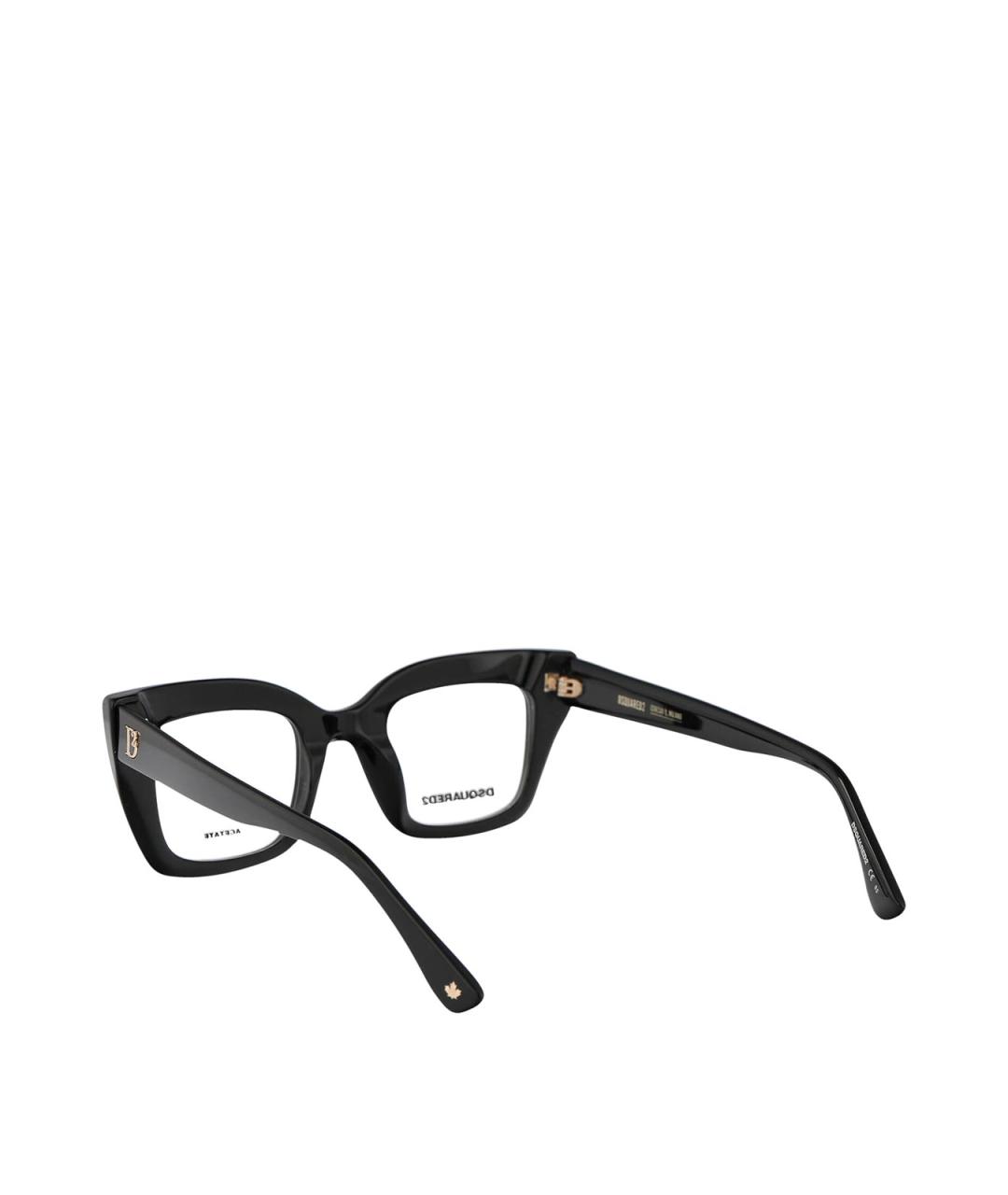DSQUARED2 Черные пластиковые солнцезащитные очки, фото 4