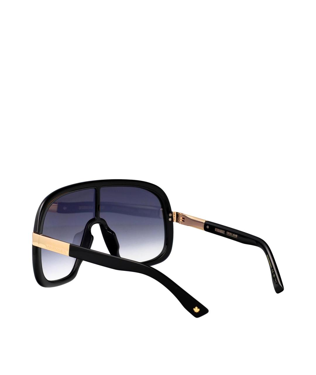DSQUARED2 Черные пластиковые солнцезащитные очки, фото 4