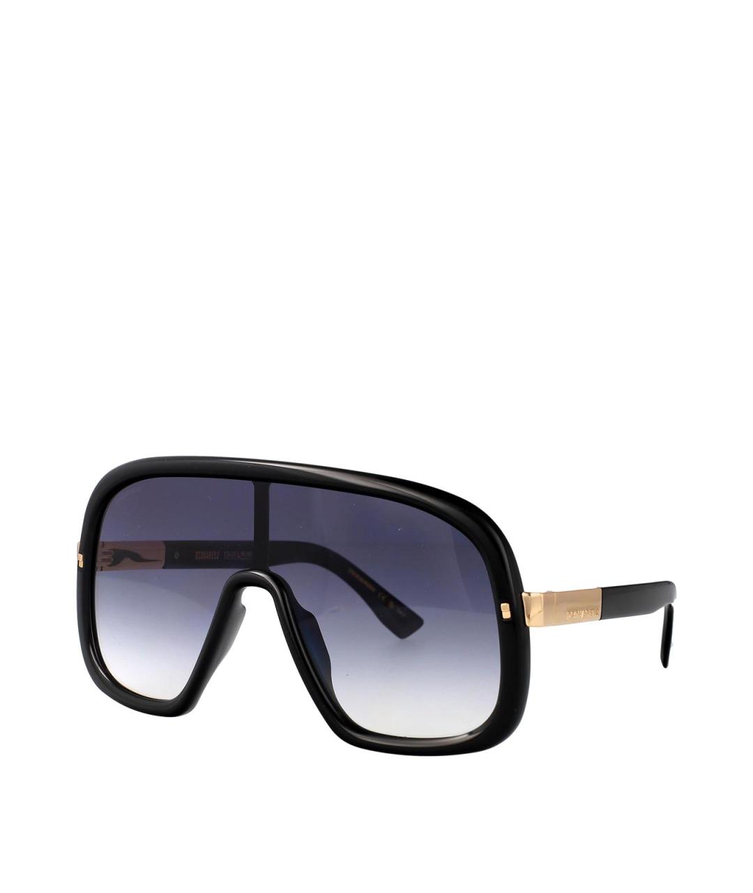 DSQUARED2 Черные пластиковые солнцезащитные очки, фото 2