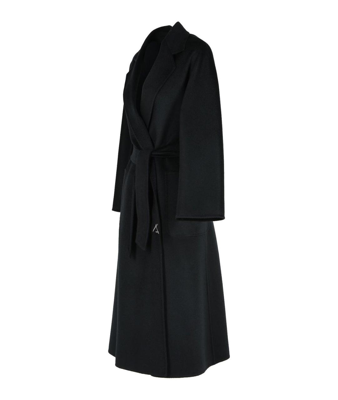 MAX MARA Черное кашемировое пальто, фото 3