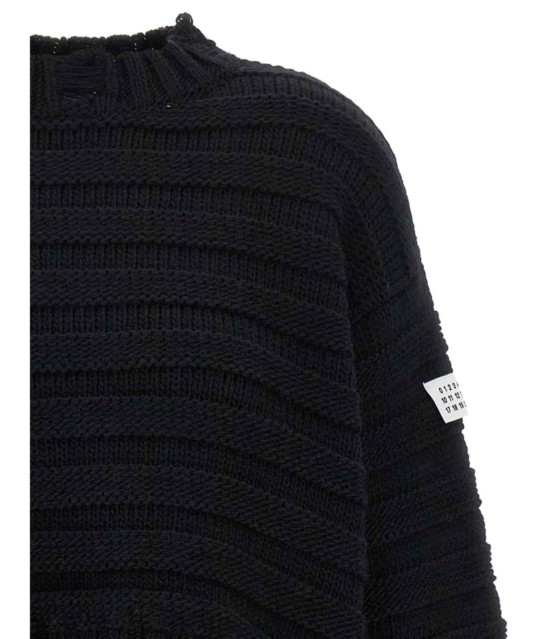 MM6 MAISON MARGIELA Черный шерстяной джемпер / свитер, фото 3