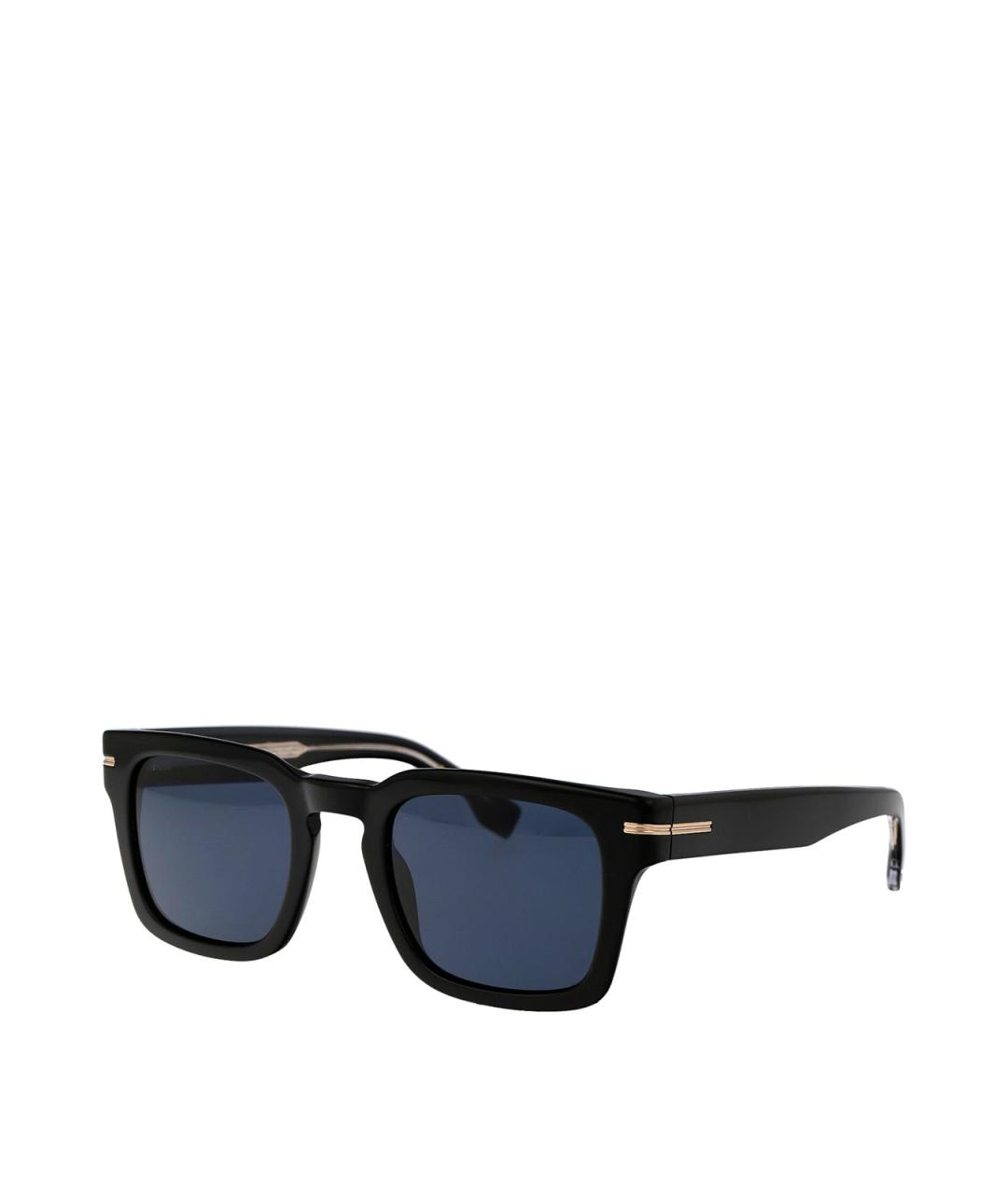 HUGO BOSS Черные пластиковые солнцезащитные очки, фото 2