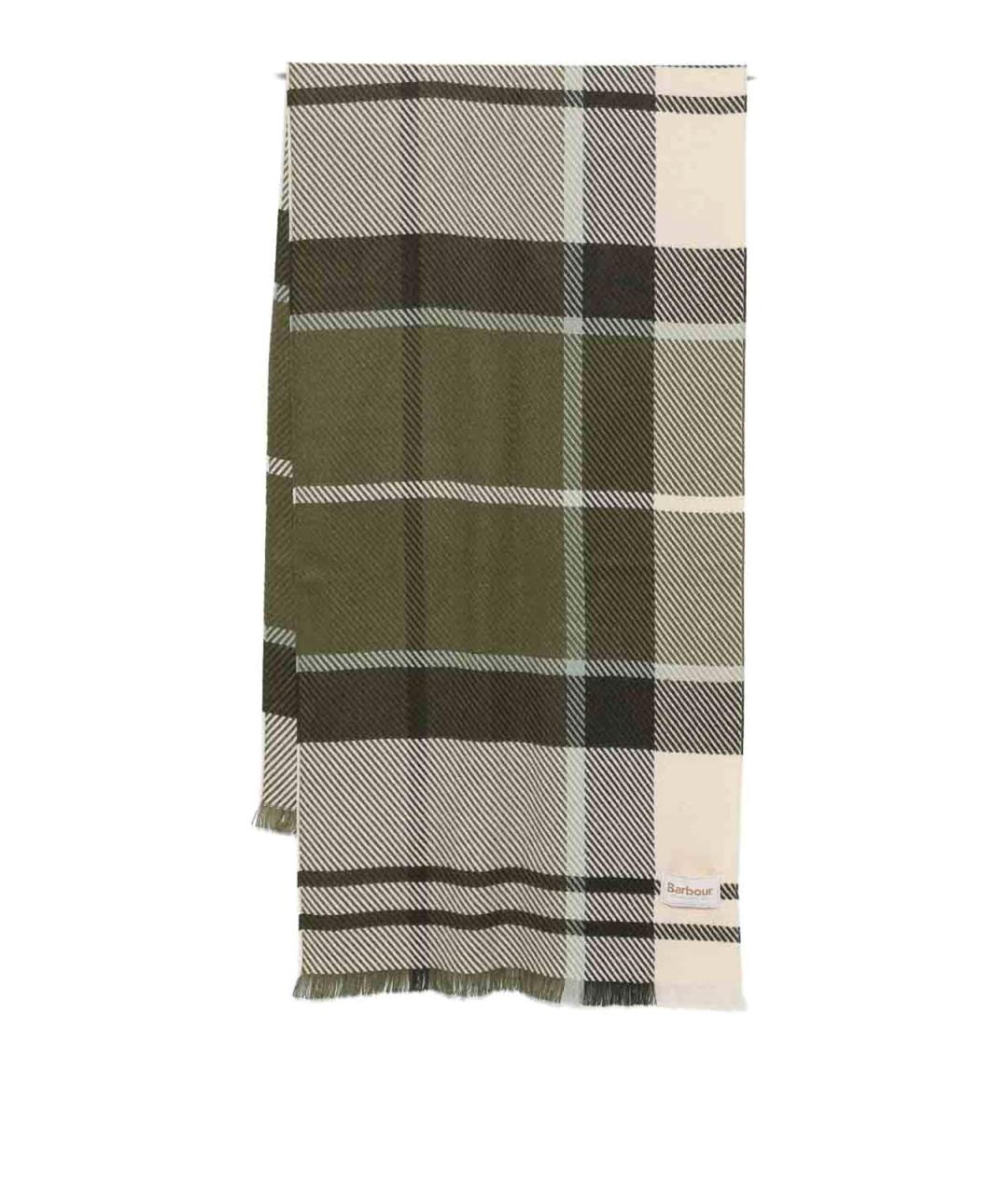 BARBOUR Зеленый шарф, фото 1