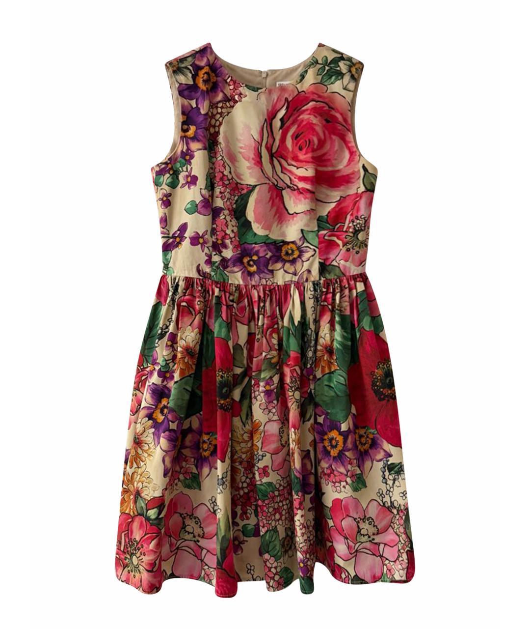 RED VALENTINO Мульти хлопковое повседневное платье, фото 1