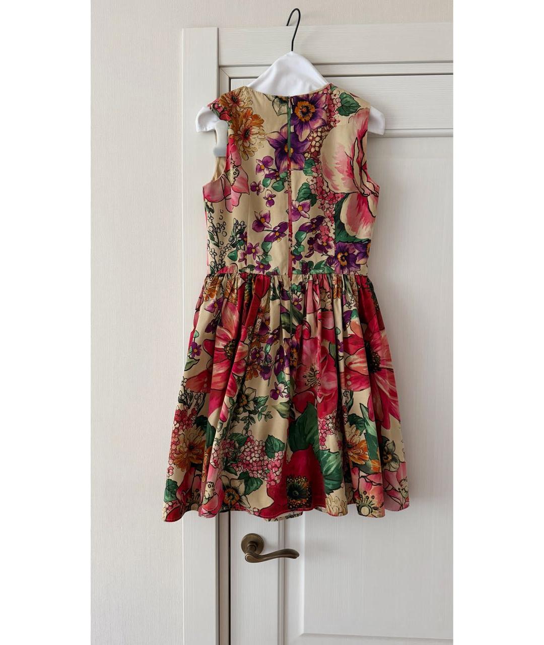RED VALENTINO Мульти хлопковое повседневное платье, фото 2