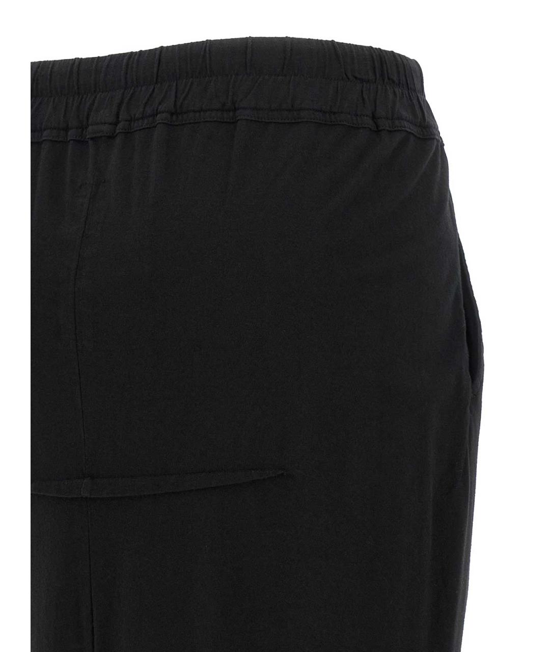 RICK OWENS DRKSHDW Черная хлопковая юбка макси, фото 4