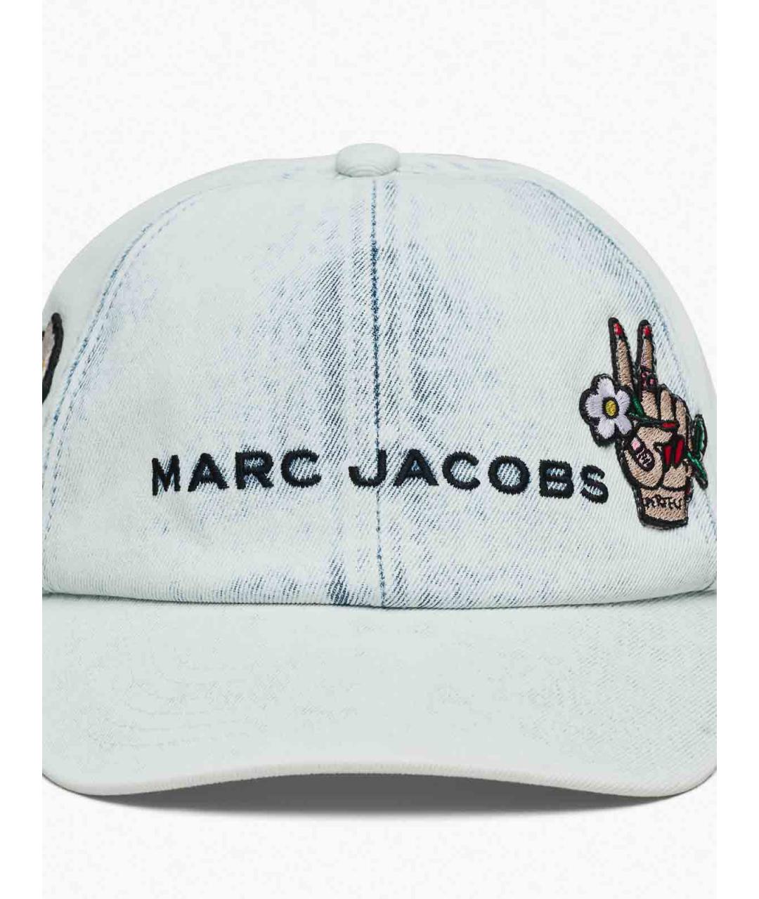 MARC JACOBS Голубая хлопковая кепка, фото 4