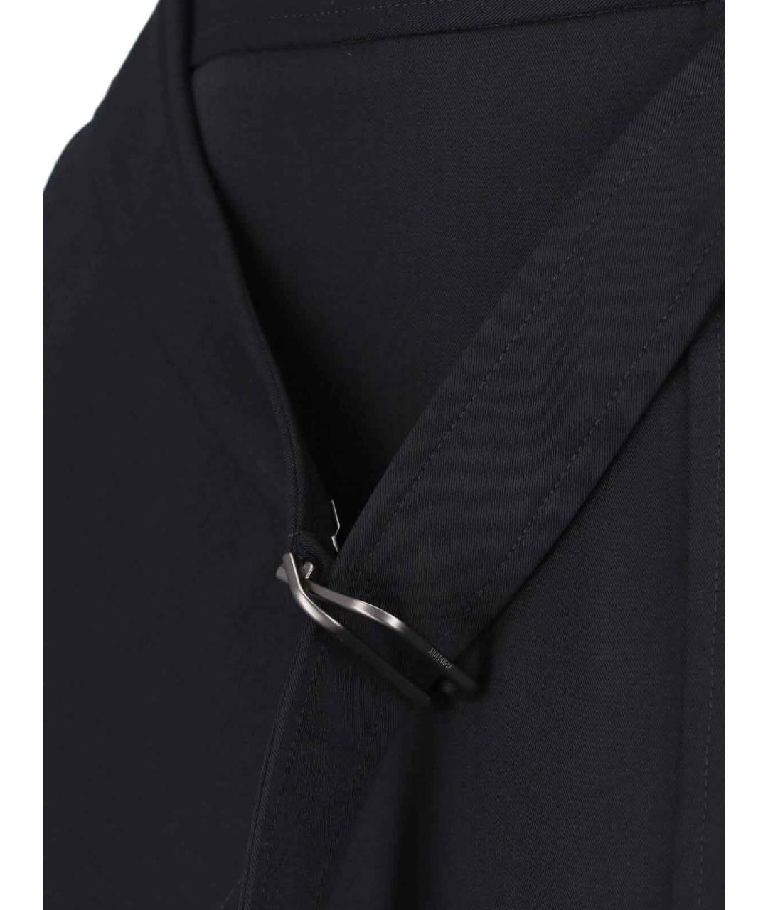 BURBERRY Черная шерстяная юбка макси, фото 5