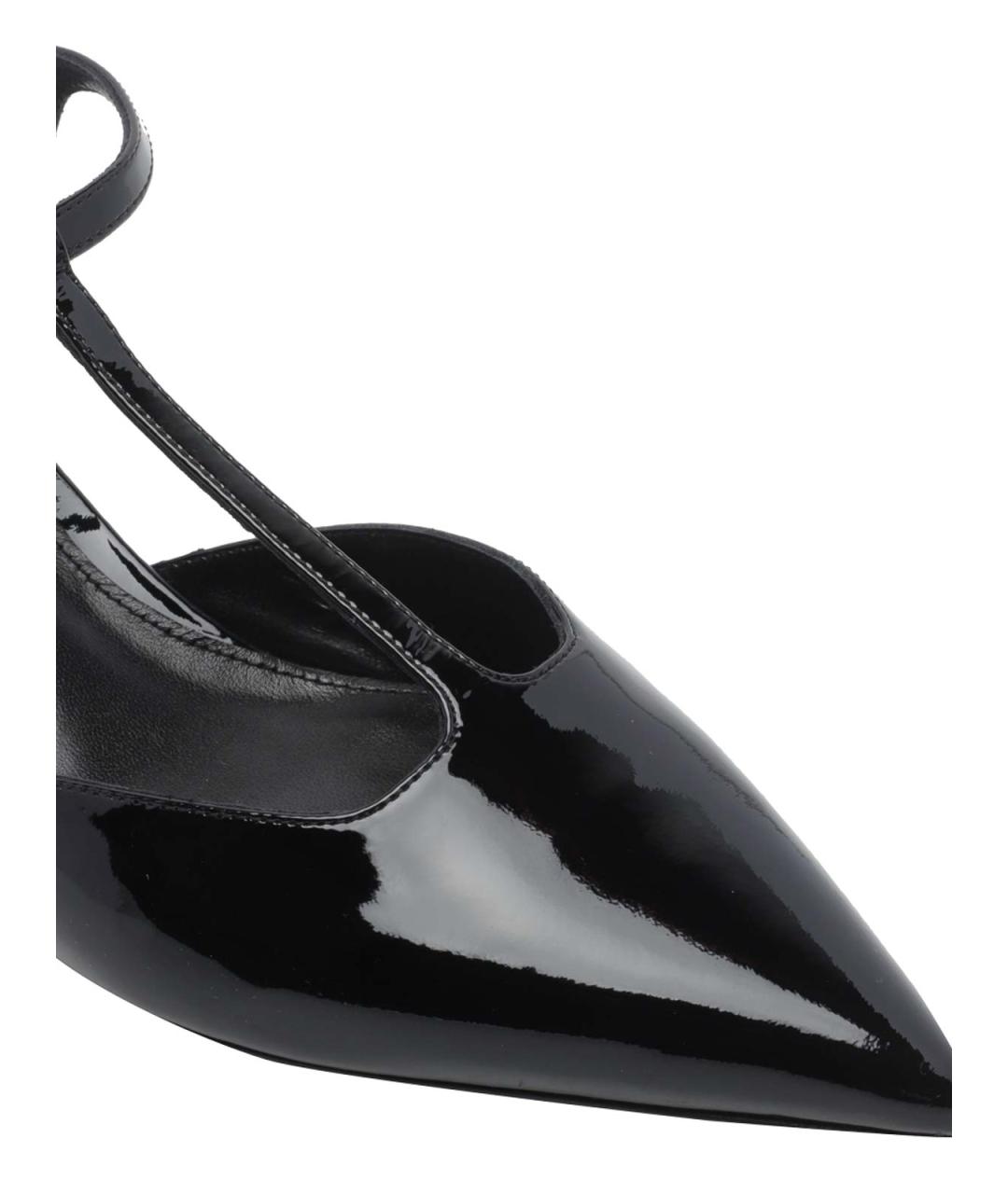 STUART WEITZMAN Черные кожаные туфли, фото 4