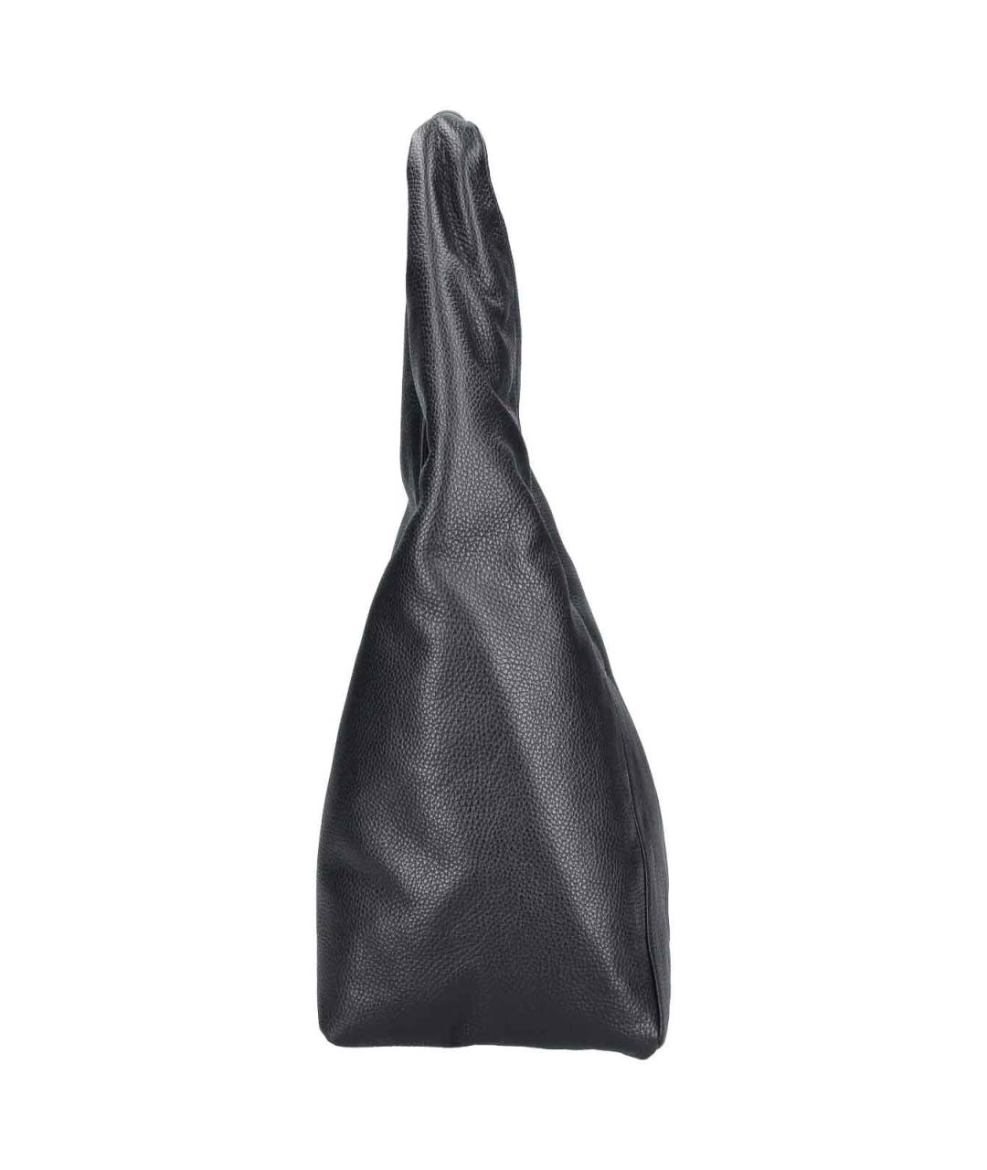 MM6 MAISON MARGIELA Черная кожаная сумка через плечо, фото 5