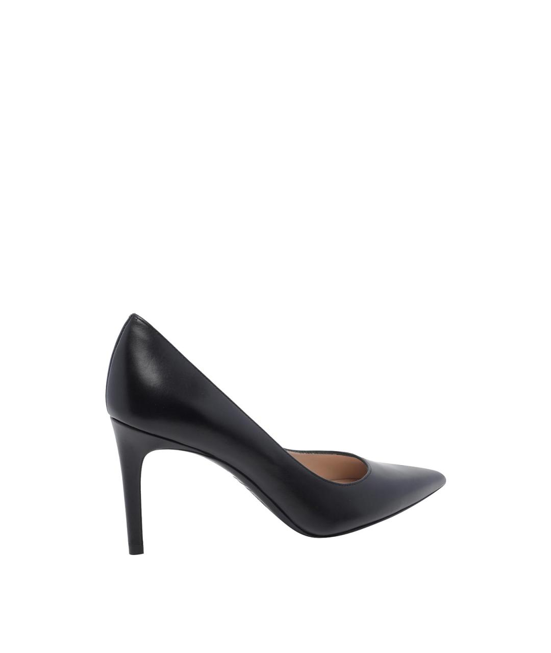 STUART WEITZMAN Черные кожаные туфли, фото 3