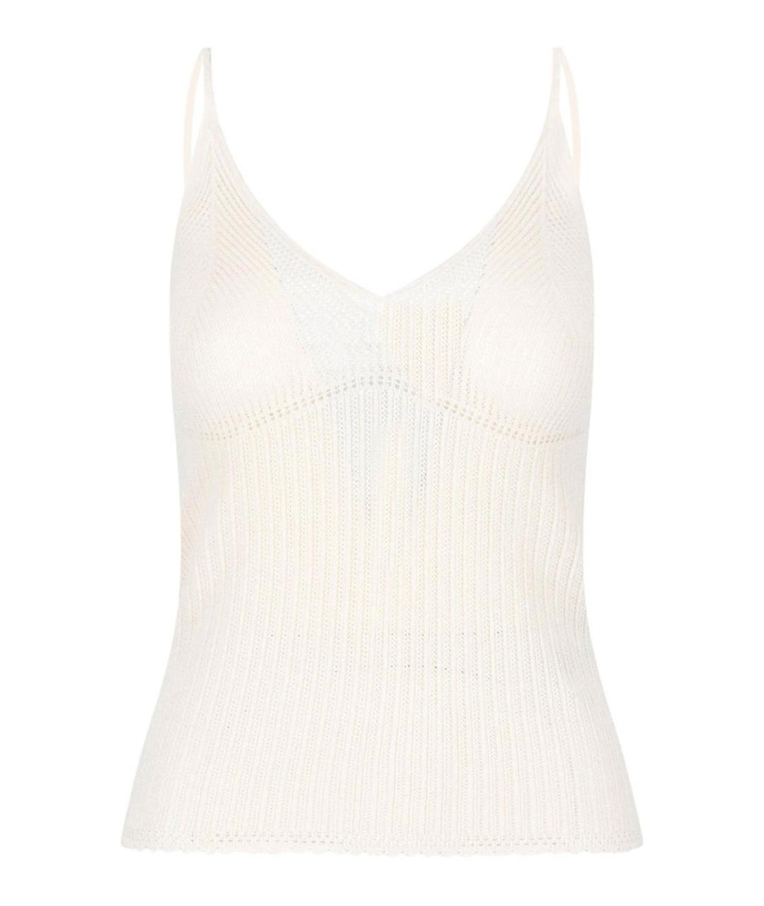 ISABEL MARANT Белая хлопковая майка, фото 1