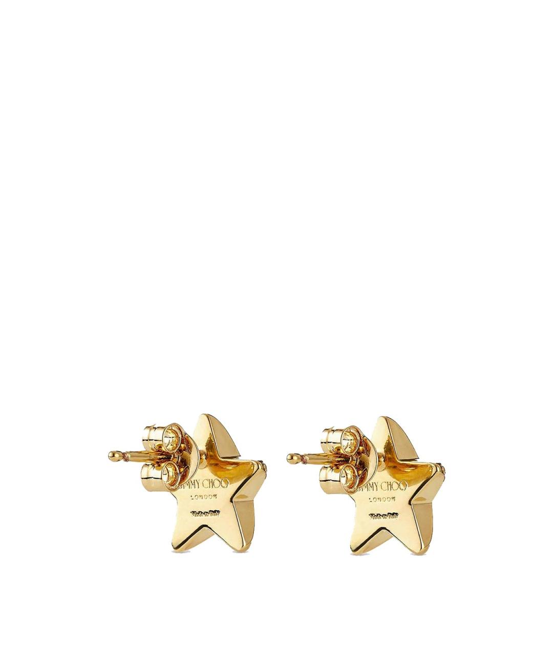 JIMMY CHOO Золотые серьги из желтого золота, фото 2