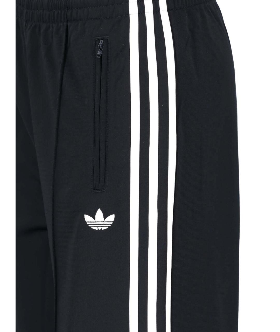 ADIDAS Черные полиэстеровые спортивные брюки и шорты, фото 4