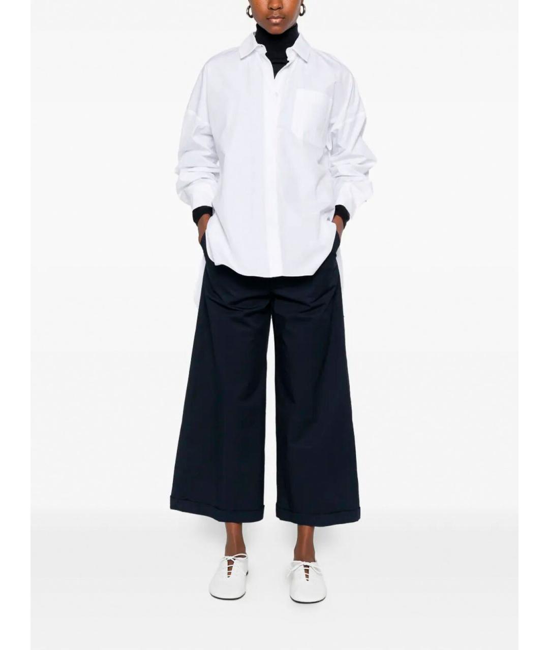 MAX MARA Белая хлопковая рубашка, фото 3