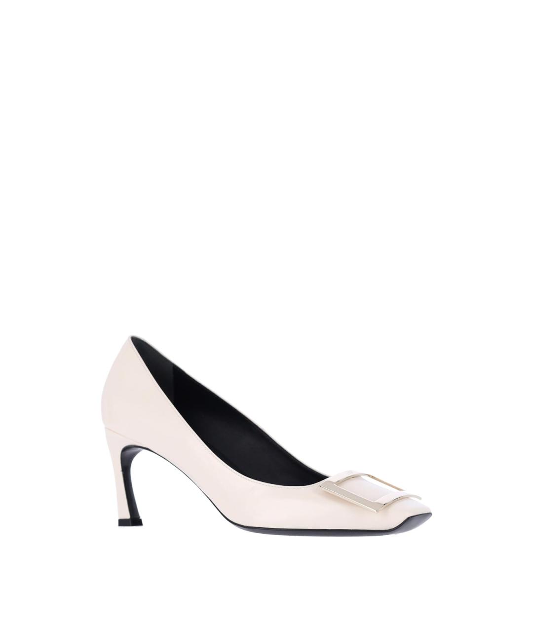 ROGER VIVIER Бежевые кожаные туфли, фото 2